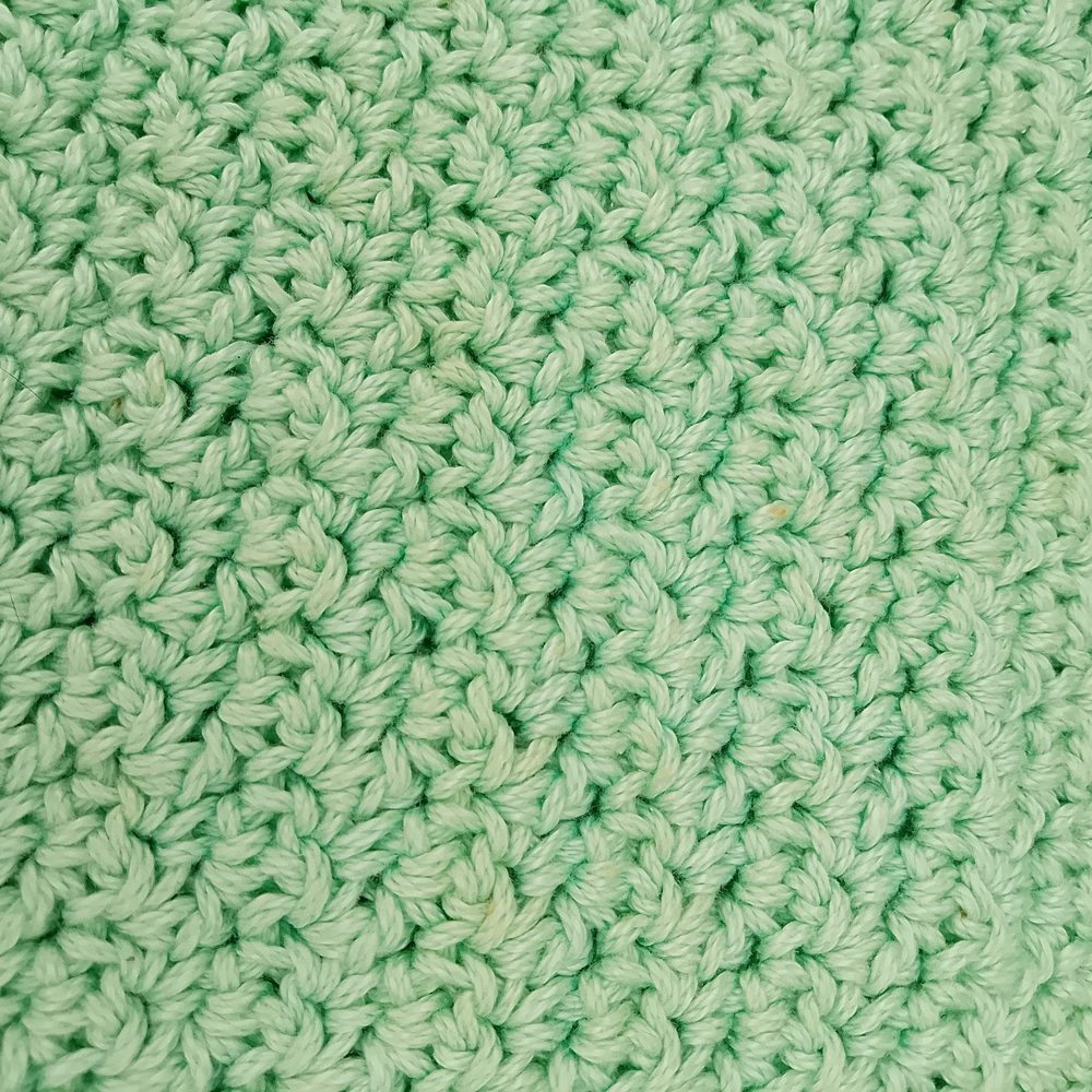 Handmade Mint Green Crochet Crop Top - Picture 4 of 5